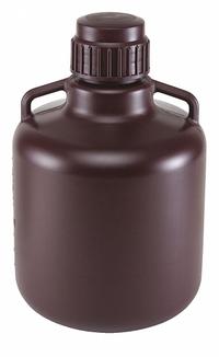 APPROVED VENDOR Carboy: 10 L Capacity - mL, 83 mm Screw Closure Size, Screw On Cap, Amber, 2 Handles (MPN 7240010AM). Key specifications — Body Color: Amber; Screw Closure Size: 83 mm; Brand: APPROVED VENDOR; Closure Type: Screw On Cap; Includes Closure: Yes.