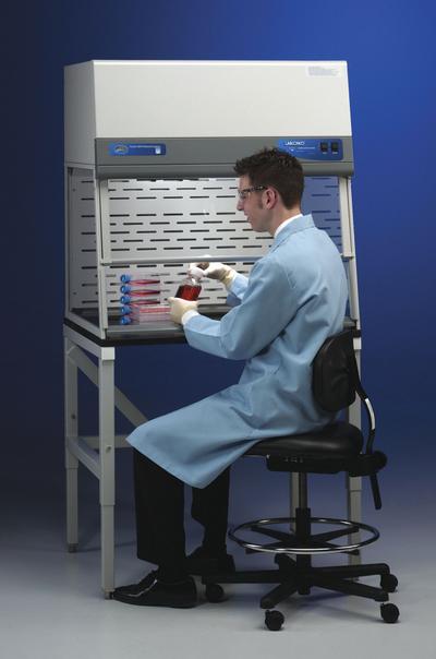 LABCONCO Dished Work Surface: 29 in Overall Wd, 4 ft Overall Lg, 1 in Thick - Fume Hood Work Surfaces