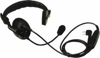 KENWOOD Headset: Fits Kenwood, For NX-P1000 Series, Over-the-Head, Push To Talk, Black, 1 Wires (MPN KHS-7A). Key specifications — Connector Type: Two Pin; Compatible Radio Series: NX-P1000; Push To Talk: Yes; Manufacturer Part Number: KHS-7A; Brand: KENWOOD.