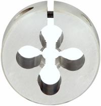 OSG Round Threading Die: #3-48 UNC, 13/16 in OD, Solid, High Speed Steel (MPN 2726600)