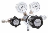 HARRIS High Purity Gas Regulator: Single Stage, CGA 540 Inlet, 1/4" Tube Outlet, 15 psig, Oxygen (MPN KH1049). Key specifications — Brand: HARRIS; Manufacturer Part Number: KH1049; Diaphragm Material: 302 Stainless Steel; Outlet Connection: 1/4" Tube; Inlet Connection: CGA 540.