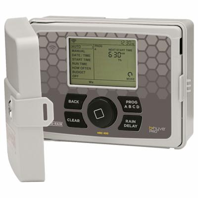 HYDRORAIN Irrigation Controller: Wall-Mounted Controller & Timer, Battery Backup System - Controllers, Timers & Sensors