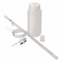 NALGENE Automatic Fill Buret: 25 mL, ±0.60 mL, E287, Acrylic, 14 mm Body Dia, 52.8 cm Overall Ht (MPN 3640-0025). Key specifications — Brand: NALGENE; ASTM Specification: E287; Autoclavable: No; Body Material: Acrylic; Clarity: Clear; Graduated: Yes; Includes Reservoir: Yes; Tolerance: ±0.60 mL.