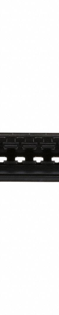 PANDUIT Horizontal Single-Sided Manager: Horizontal, 1 U, Single Side Sides, 2 3/4 in Overall Dp (MPN WMPLFSE). Key specifications — Color: Black; Includes: Dual-Hinging Covers; Orientation: Horizontal; Brand: PANDUIT; Material: Plastic; Number of Sides: Single Side; Product Type: Single-Sided Manager.