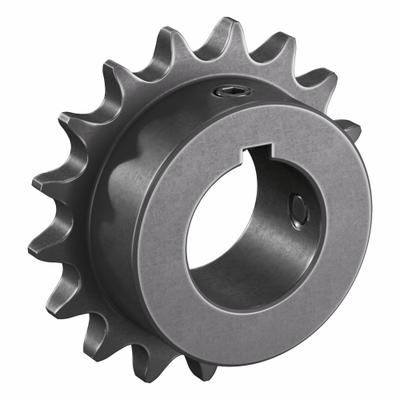 TRITAN Roller Chain Sprocket: 40, For 1/2 in Chain Pitch, 1 3/16 in Bore Dia, 17 Teeth - Size 40 Fixed-Bore Roller Chain Sprockets