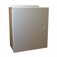 HAMMOND Electrical Enclosure: Aluminum, 14 in x 12 in x 6 in, NEMA 12/13/3R/4/4X, w/Panel, Hinged (MPN EJ14126AL). Key specifications — Brand: HAMMOND; Closure Method: Latches; Enclosure Material: Aluminum; Knockouts: Not Included; Includes Inner Panel: with Inner Panel Included.
