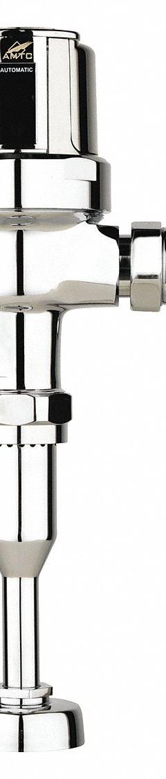 AMTC VALVE Automatic Flush Valve: Hybridflush, 0.125 gpf Gallons per Flush, Battery, Exposed, Top (MPN AEF-801-CU-18). Key specifications — Spud Location: Top; Brand: AMTC VALVE.
