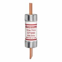 MERSEN Fuse: Class K5, OT Series, Fast-Acting, 200 A, 250 V AC, 250 V DC, Non-Indicating (MPN OT200). Key specifications — Series: OT; Brand: MERSEN; Manufacturer Part Number: OT200.