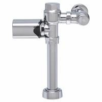 ZURN Automatic Flush Valve: ZERK-SM, 1.6 gpf Gallons per Flush, Battery, 11 1/2 in Rough-In, Exposed (MPN ZER6200-WS1-SM). Key specifications — Spud Location: Top; Brand: ZURN.