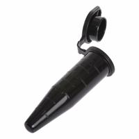 APPROVED VENDOR Microcentrifuge Tube: Microcentrifuge Tube, Polypropylene, 1.5 mL Capacity - mL (MPN 230435). Key specifications — Brand: APPROVED VENDOR; Graduated: Yes; Closure Color: Colorless; Includes: Attached Flat Top Cap; Includes Closure: Yes; Body Color: Black; Bottom Shape: Conical; Body Material: Polypropylene.