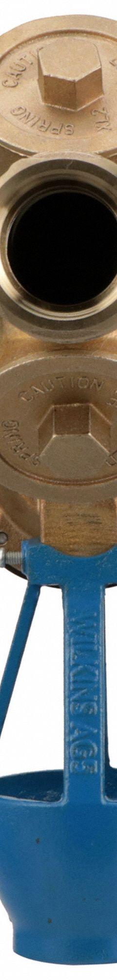 WILKINS Backflow Preventer: 975XL2, With Strainer, Bronze, 2 in Pipe Size, FNPT, 33°F – 180°F (MPN 2-975XL2SAG). Key specifications — Shut-Off Valve Type: Ball Valve; Connection Type: FNPT.