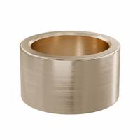 Sleeve Bearing: Bronze, SAE 841, 35 mm Bore, 45 mm OD, 25 mm Lg, 49,938 lb/sq in-fpm Max PV, 5 PK (MPN AAM3545-25B). Key specifications — System of Measurement: Metric; Material Grade: SAE 841; Brand: OILITE.