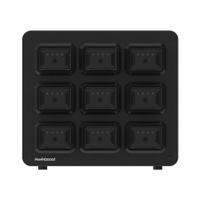 KWIKBOOST Device Charging Station: 1 yr Limited Warranty, 13 1/2 in Overall Ht, 15 in Overall Wd (MPN KBEP-BASE9). Key specifications — attr114785: 1 yr Limited Warranty; attr117154: KWIKBOOST; attr114784: Recharges (9) EdgePower Rechargeable Batteries in 2 hrs.