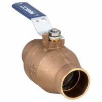 NIBCO Manual Two-Way Ball Valve: 2 in, Bronze, Straight, Sweat x Sweat, 600 psi Max. Pressure (CWP) (MPN S5857066 2). Key specifications — Brand: NIBCO; Handle: Lever.