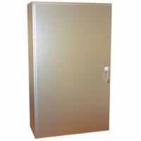 HAMMOND Electrical Enclosure: Stainless Steel, 60 in x 36 in x 16 in, NEMA 12/13/3R/4/4X, Hinged (MPN HW603616SSHK). Key specifications — Brand: HAMMOND; Closure Method: Handle; Enclosure Material: Stainless Steel.