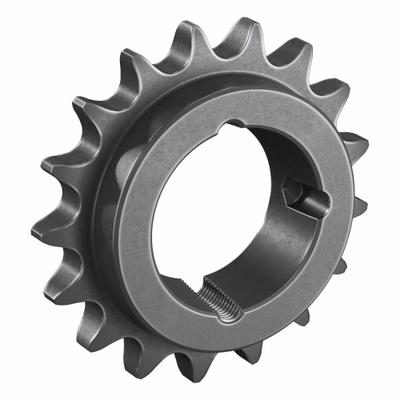 TSUBAKI Sprocket: For 60 Chain, 17 Teeth, 4.082 in Pitch Dia, 4.642 in Outside Dia - Size 60 Bushed-Bore Roller Chain Sprockets
