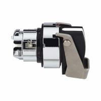 SCHNEIDER ELECTRIC Selector Switch Knob: 22 mm Panel Mount Size, 3 Positions, Series XB4 (MPN ZB4BJ397). Key specifications — Action: Maintained/Maintained/Maintained; Brand: SCHNEIDER; Switch Bezel Material Type: Metallic.
