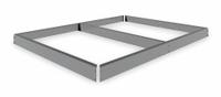 TENNSCO Shelf: 48 in x 36 in, 2,250 lb Load Capacity, Gray, Shelf (MPN ZK-4836). Key specifications — Includes: Beams; Shelf Configuration: Single Straight; Color: Gray; Frame Material: Steel; Brand: TENNSCO; Frame Finish: Zinc Plated; Product Type: Shelf.