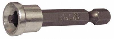 APPROVED VENDOR Power Bit: Power Bit, T20 Bit Size, Imperial, Torx Head, Std, Impact Rated - Impact Torx Bits