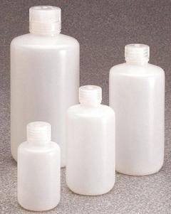 NALGENE Storage Bottle: LDPE, 32 fl oz, 1 L, Natural, 38-430 mm Screw Closure Size, Closure Included (MPN 382003-0032). Key specifications — Body Color: Natural; Closure Attached: Attached; Brand: NALGENE; Pre-Cleaned: None; Closure Included: Yes.