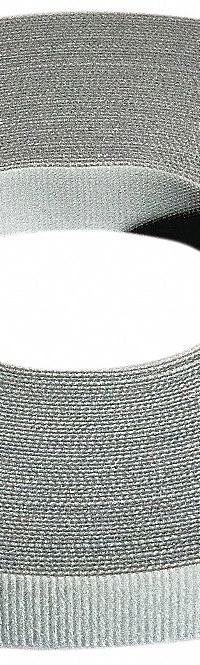 RIP-TIE Hook-and-Loop Cable Tie Roll: 75 ft Lg, 1 in Wd, 50 lb Tensile Strength, Gray (MPN W-75-HRL-GY). Key specifications — Color: Gray; Material: Polyethylene; Brand: RIP-TIE.