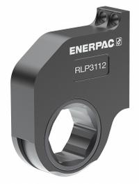 ENERPAC Torque Wrench Cassette: RLP Series, 7,190 N-m, 5,303 ft-lb, 2 9/16 in Max, 65 mm Max, RSL (MPN RLP5209). Key specifications — attr653139: RLP5209; attr653144: RLP; attr653147: ENERPAC; attr653153: RSL5000; attr653154: RSL Series Hydraulic Torque Wrench Drive; attr653169: Steel; attr653188: Torque Wrench Cassette; attr653198: Hex.