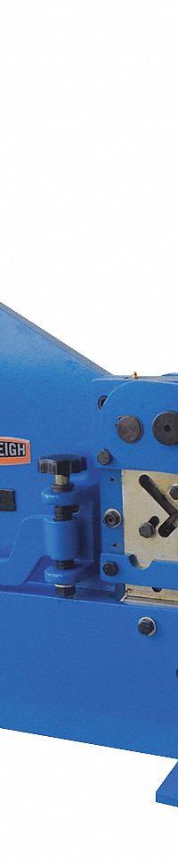 BAILEIGH INDUSTRIAL Iron Worker: Angle Shear/Bar Shear, 9 ga Punch Capacity (Steel) (MPN SW-22M-P). Key specifications — attr77801: BAILEIGH INDUSTRIAL; attr77894: Angle Shear.