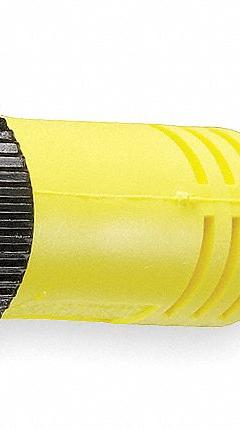 Cordset: 7/8"-16 Female Straight x Bare Wire, 5 Pins, Yellow, PVC, 12 ft Cable Lg, 16 AWG Wire Size (MPN 105000A01F120). Key specifications — Cable Jacket Color: Yellow; NEMA Rating: 6P; Cable Jacket Material: PVC; IP Rating: IP67; Wire Size: 16 AWG; Brand: BRAD HARRISON.