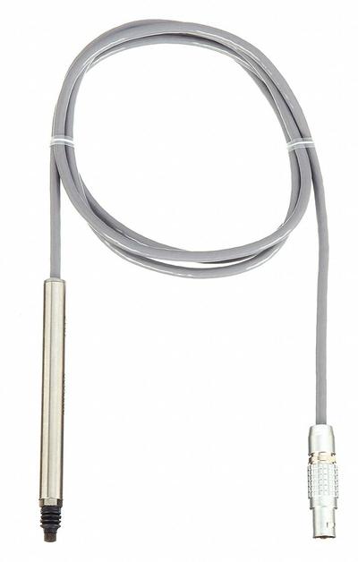 MAHR Inductive Probe with Cable: Millimess Maxµm III, Plunger, +/- 0.0004 in/10µm Accuracy - Pencil Probes with Cable