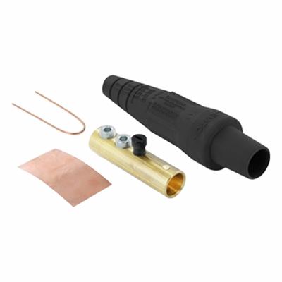 LEVITON Single Pole Inline: Female, White, 600V AC/600V DC, 190 A, Double Set Screw Termination - Plugs with Set Screw Terminations