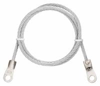 APPROVED VENDOR Bonding and Grounding Wire: (2) Terminals, 5 ft, Uninsulated, Bare (MPN 9EWL5). Key specifications — Conductor Material: Carbon Steel; Connector Types: (2) Terminals; Brand: APPROVED VENDOR; Terminal Screw Size: 1/4 in; Wire Length: 5 ft; Manufacturer Part Number: 9EWL5.