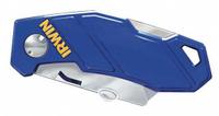 IRWIN Folding Utility Knife: 4 in/5 3/4 in, Bi-Metal, Metal, 1 Blades Included, Includes Pocket Clip (MPN 2089100). Key specifications — attr307787: 4 in; 5-3/4 in; attr307793: Yes; attr307788: Bi-Metal; attr307789: Metal; attr324890: IRWIN.