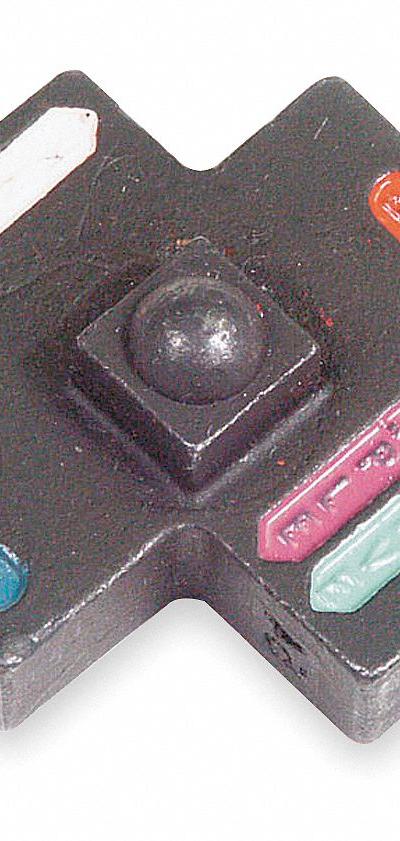 THOMAS & BETTS Upper Crimping Die: 4, 1, 1/0 AWG Aluminum/8, 6, 1/0, 4/0 AWG Copper - Thomas & Betts Replacement Crimping Dies