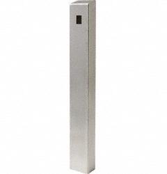 PEDESTAL PRO Entry Pedestal: 47 in Overall Ht, Silver, Pedestal, 4 in x 6 in, Silver (MPN ADA-SS-TWR-47X4X6). Key specifications — attr193630: PEDESTAL PRO; attr982316: Silver; attr982338: Door Open Button; attr982348: Polished; attr982331: Stainless Steel; attr1022512: Pedestal.