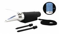 LAXCO, INC Refractometer: +/- 0.01 SG/+/- 5°F EG Freeze Point/+/- 5°F PG Freeze Point, Auto (MPN RLA-100ATC). Key specifications — Brand: LAXCO, INC; Accuracy: +/- 0.01 SG; Automatic Temperature Compensation Included: Automatic; Resolution: 5°F EG Freeze Point; Test Parameters: Propylene Glycol Freeze Point.