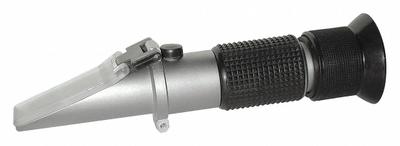 REED INSTRUMENTS Refractometer: Brix, +/-0.2% Accuracy, Analog, 6 1/2 in Overall Dp - Analog Handheld Refractometers