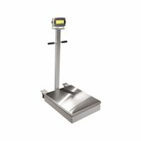 B-TEK Floor Scale: 1,000 lb Wt Capacity - Imperial, 0.5 lb Readability, Floor Scale, 33 in x 48 in (MPN 912-3555). Key specifications — Weighing Units: lb; Platform Material: 304 Stainless Steel; Connection Ports: RS-241; Brand: B-TEK; Readability: 0.5 lb.