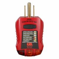 GARDNER BENDER GFCI Receptacle Tester/Circuit Analyzer (MPN GFI-3501). Key specifications — Brand: GARDNER BENDER.