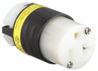LEGRAND Straight Blade Connector: 5-20R, 125V AC, 20 A, 2 Pole, 3 Wire, Black (MPN PS5369XGCM)