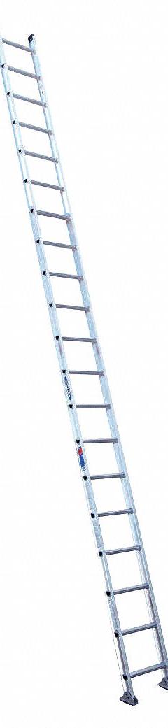 WERNER Straight Ladder: 20 ft Ladder Size, Aluminum, 300 lb Load Capacity, 44 lb Wt, 20 Rungs (MPN D1520-1). Key specifications — Color: Silver; Brand: WERNER; Included Features: Mar-Resistant End Caps; Shoe Type: Slip-Resistant.