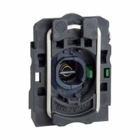 SCHNEIDER ELECTRIC Lamp Module and Contact Block: 22 mm Panel Mounting Size, 1NO, Incandescent (MPN ZB5AW061). Key specifications — Brand: SCHNEIDER; Compatible with Series: XB5; Includes Bulb: No Bulb Included; Lamp Module Voltage: ≤ 250V AC/DC.