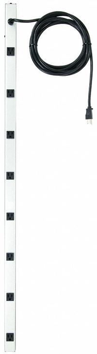 APPROVED VENDOR Outlet Strip: 8 Outlets, 15 ft Cord Lg, 15 A Current, Not UL Rated for Healthcare (MPN 52NY36). Key specifications — Brand: APPROVED VENDOR; Mounting Style: Clip.
