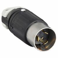 HUBBELL Locking Plug: Non-NEMA, Black/White, 250V DC/600V AC, 50 A, 3 Pole, 4 Blade (MPN HBL7765C). Key specifications — Brand: HUBBELL.