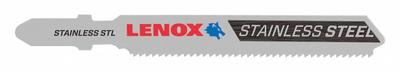 LENOX Jigsaw Blade: 18, 83 mm Blade Lg, Carbide, Carbon Steel, T Shank, Stainless Steel - Metal-Cutting Blades