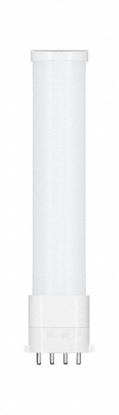 LEDVANCE/ SYLVANIA Linear LED Light Bulb: Type B, 4-Pin (2GX7), T4, LED, 3000K, 550 lm Light Output (MPN LED5.5PB2GX7H830BF). Key specifications — Brand: LEDVANCE/ SYLVANIA; Bulb Designation: LED5.5PB2GX7H830BF; Dimmable: No; Color Temperature: 3000K.