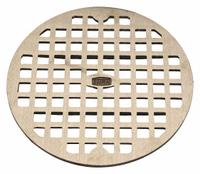 ZURN Strainer: Round, 8 in Overall Dia, 3/4 in Overall Ht, Nickel, Brushed Nickel, Gray, Drop-In (MPN PN1960-GRATE). Key specifications — Finish: Brushed Nickel; Brand: ZURN; Color Family: Gray.