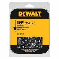 DEWALT Chainsaw Chain: 16 in Compatible Bar Lg, 3/8 in, 0.04 in Gauge, 56 Links, 11/16 in File Size (MPN DWO1DT616T). Key specifications — attr977596: DEWALT; attr977598: Dewalt; attr977603: 3/8 in.