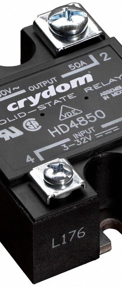 CRYDOM Solid State Relay: Surface Mounted, 50 A Max Output Current, SCR - Surface-Mounted Relays