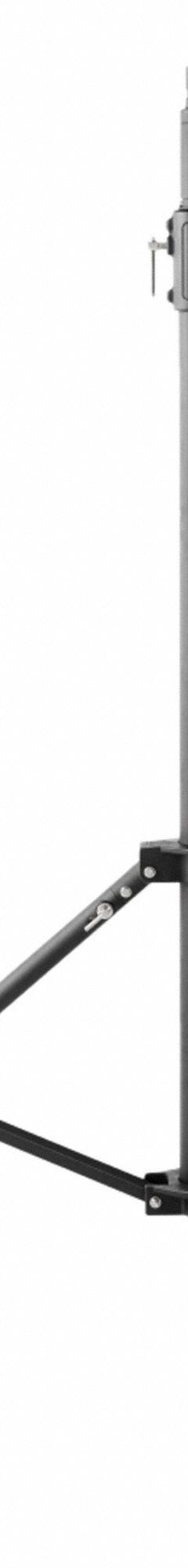 VOLTERREX Adjustable Tripod Stand: 9 ft Lg, For Use With BL-150-G1/BL-60-G1, 9 ft Ht, 9 ft x 9 ft (MPN MTS-G2). Key specifications — Brand: VOLTERREX; Product Type: Tripod Stand; Manufacturer Part Number: MTS-G2; Compatible with Manufacturer Model Number: BL-60-G1.