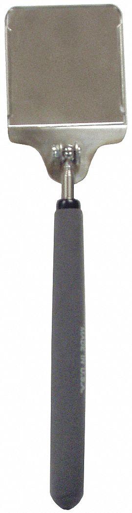 MAG-MATE Inspection Mirror: 2 1/2 in L x 2 in W Mirror Size - Standard Inspection Mirrors